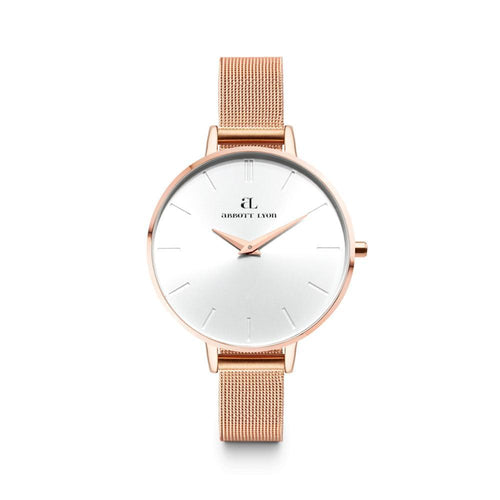 Rose Gold Chain Minimale 38 (Rose/White)