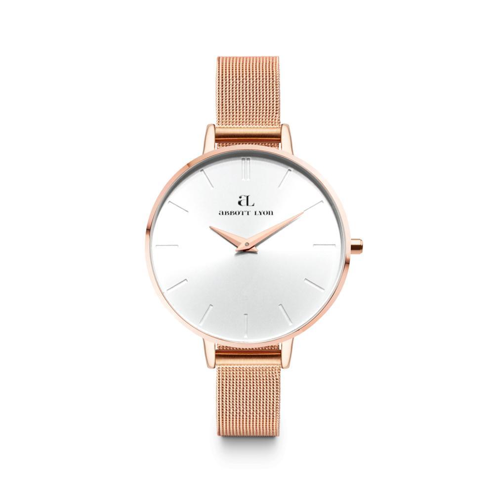 Rose Gold Chain Minimale 38 (Rose/White)