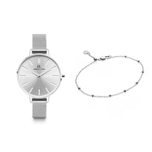 Little Luxe Silver Chain Minimale 38 (Silver/White)