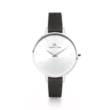 Black Leather Minimale 38 (Silver/White)
