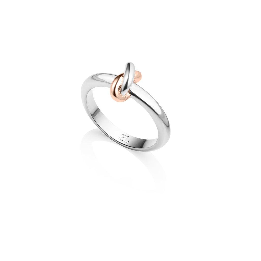 Knot Ring (Silver/Rose)