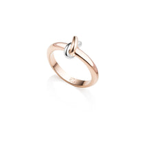 Knot Ring (Rose/Silver)
