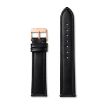 Black Leather Kensington 40 Strap