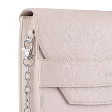 Nude Silver Margot Clutch