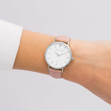 Nude Pink Suede Kensington 34 (Silver)