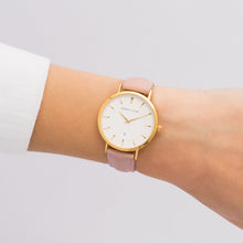 Nude Pink Suede Kensington 34 (Gold/White)