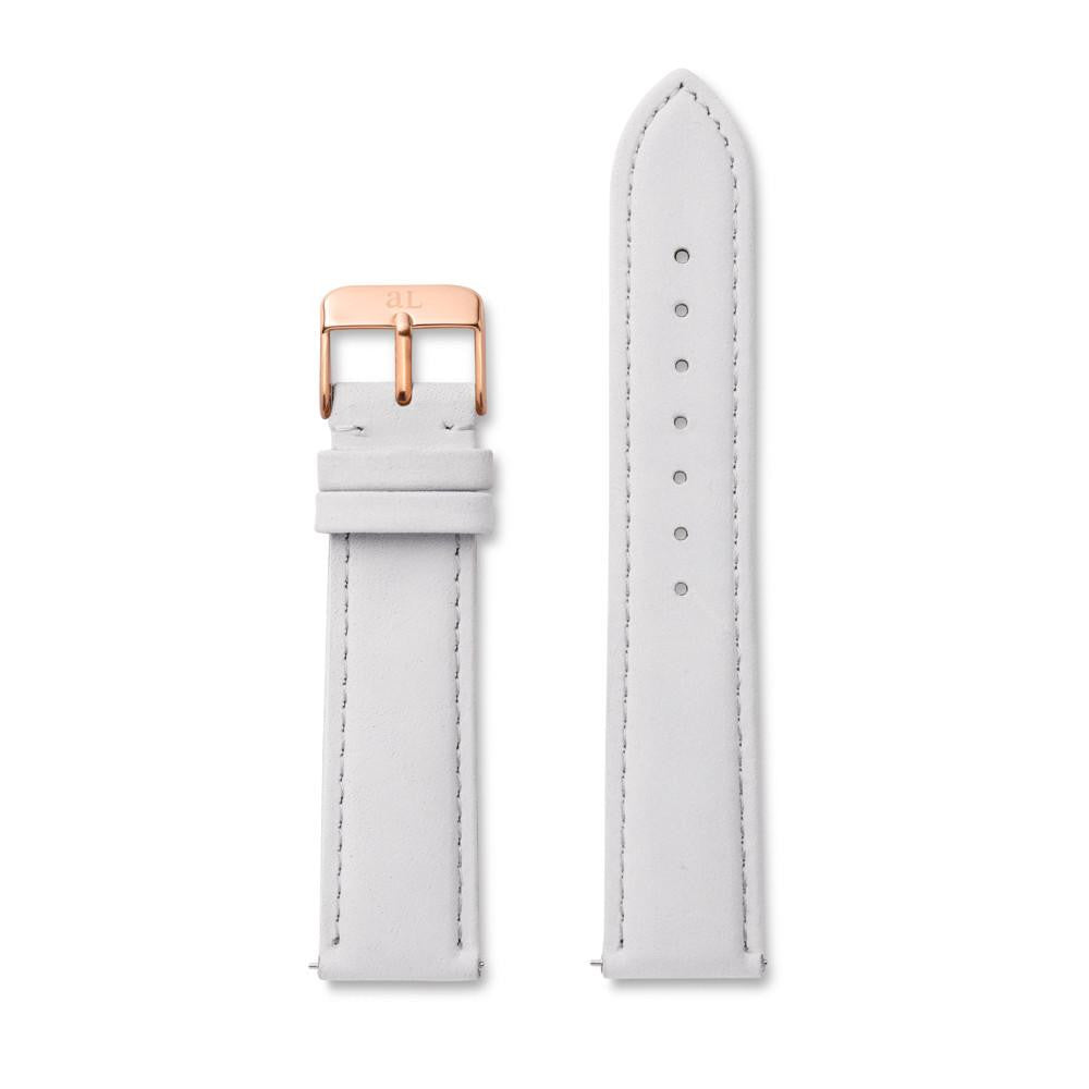 Mist Grey Suede Kensington 40 Strap