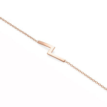 Little Luxe Zig Zag Bracelet (Rose Gold)