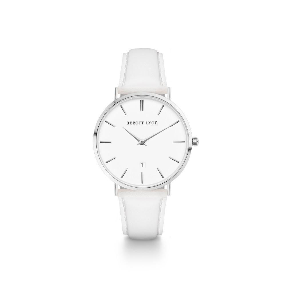 White Dove Leather Kensington 34 (Silver)