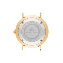 Men's Black Leather Kensington 40 (Gold/White)