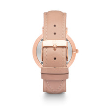Nude Caramel Leather 40 Strap (Rose)