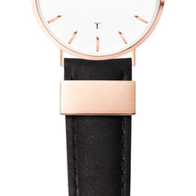 Black Suede Kensington 34 (Rose/White)