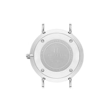 Black Leather Silver Kensington 34 (Silver/White)