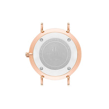 Mist Grey Leather Rose Gold Kensington 34 (Rose/White)