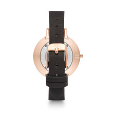 Black Leather Minimale 38 (Rose/White)