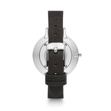 Black Leather Minimale 38 (Silver/White)