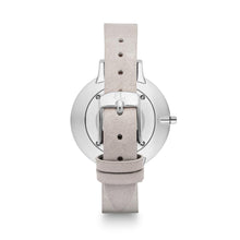 Grey Leather Minimale 38 (Silver/White)