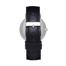 Black Leather Kensington 40 Strap