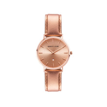 Metallic Rose Gold Leather Stellar 34 (Rose Gold)