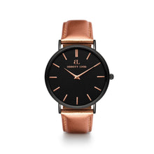 Metallic Rose Gold Leather Stellar 40 (Black Rose Gold)