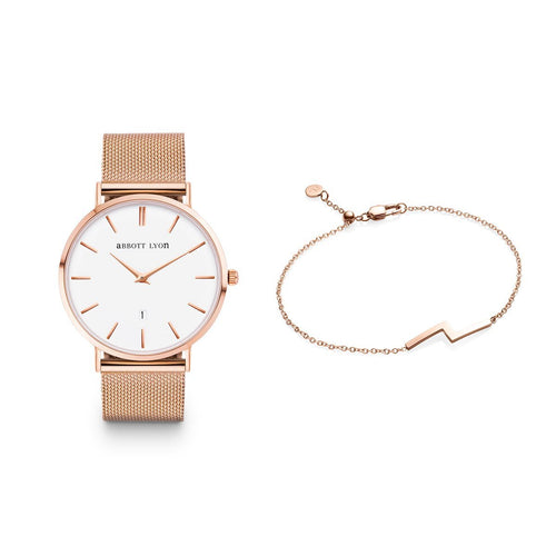 Little Luxe Rose Gold Chain Kensington 40 (Rose Gold)