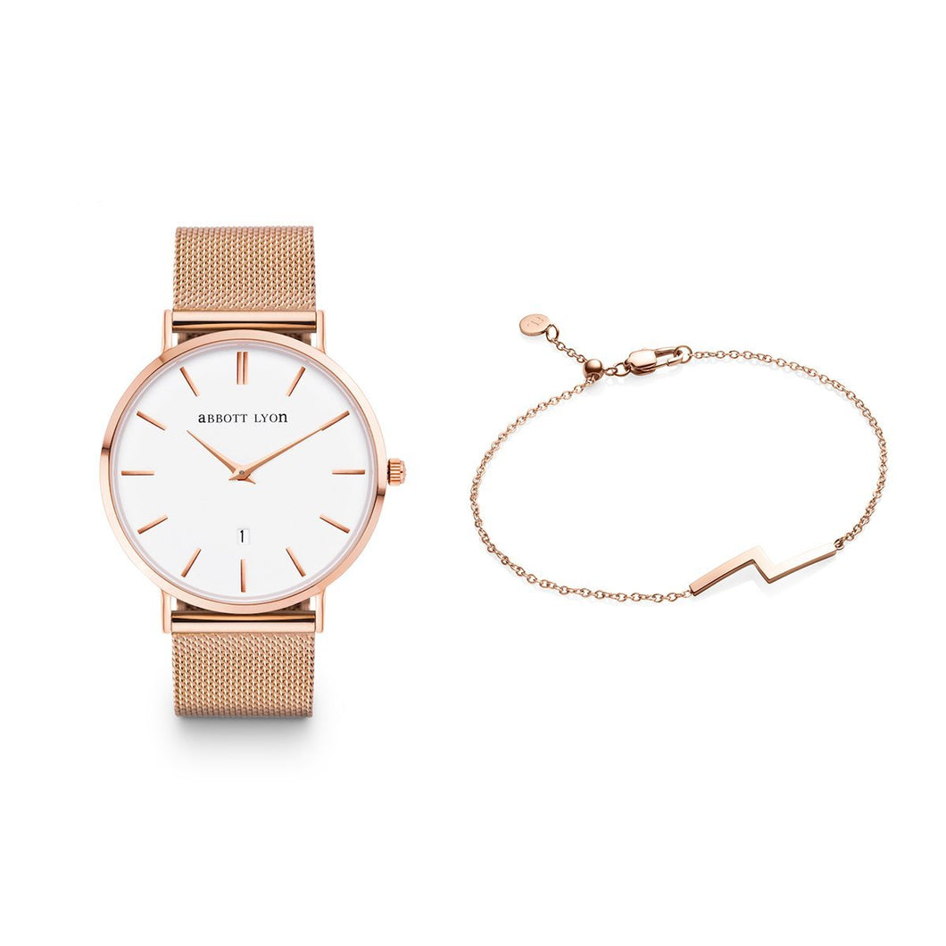 Little Luxe Rose Gold Chain Kensington 40 (Rose Gold)
