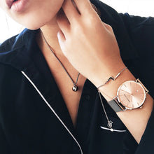 Little Luxe Zig Zag Bracelet (Rose Gold)